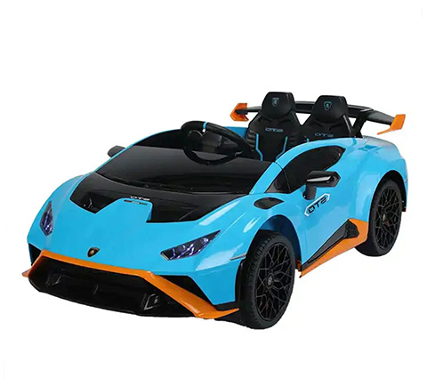 24V LICENSED LAMBORGHINI STO DRIFT RIDE ON CAR R/C Blue
