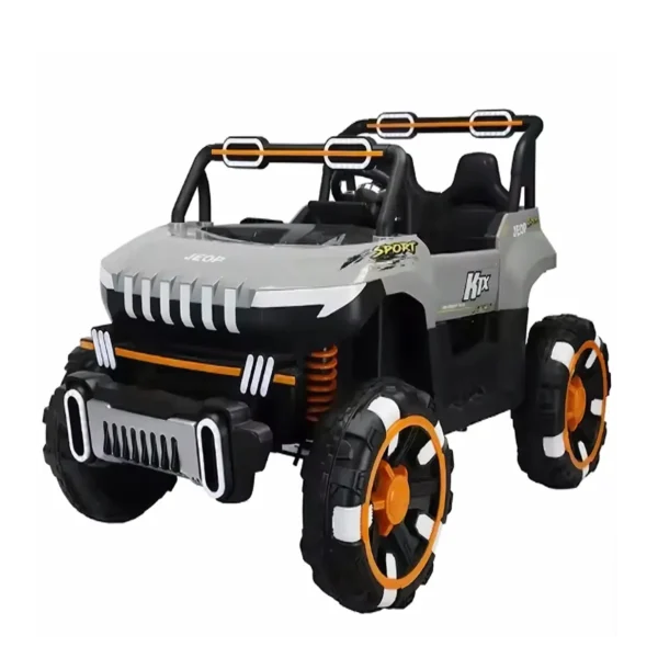 24V 2-Seater UTV Ride-On Buggy for Kids – With Bluetooth & Remote Control Grey